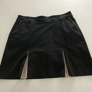 GG Blue Ladies A-line Pleated Golf Skort